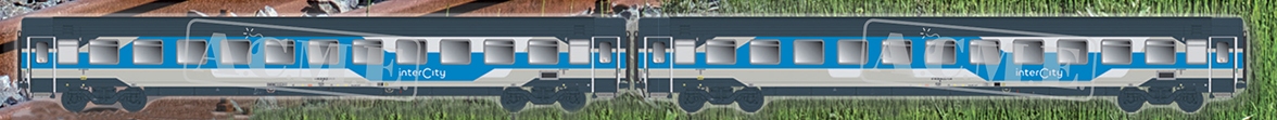 ACME 70117 - H0 - 3-tlg. Set IC-Ergänzungswagen Trenitalia, FS, Ep. VI